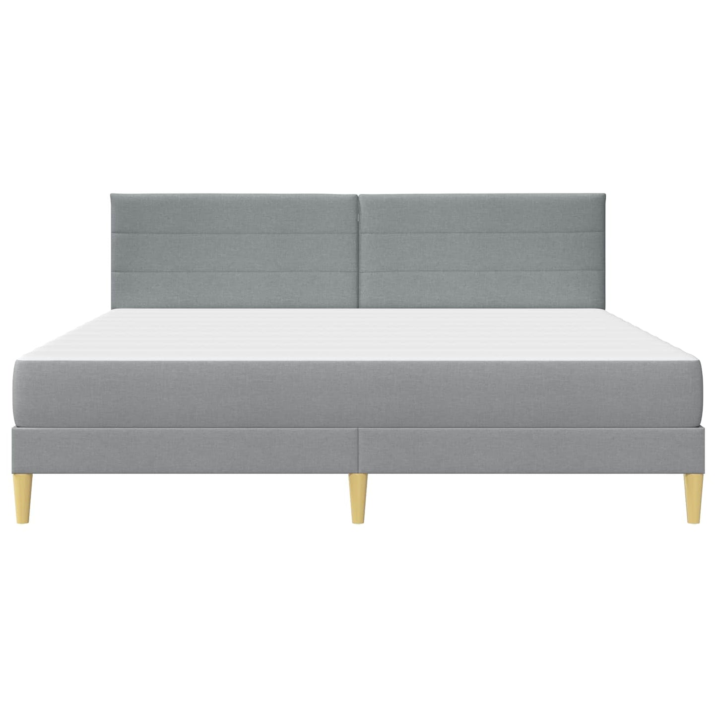 Bedframe Lichtgrijs 180 x 200 cm Polyester