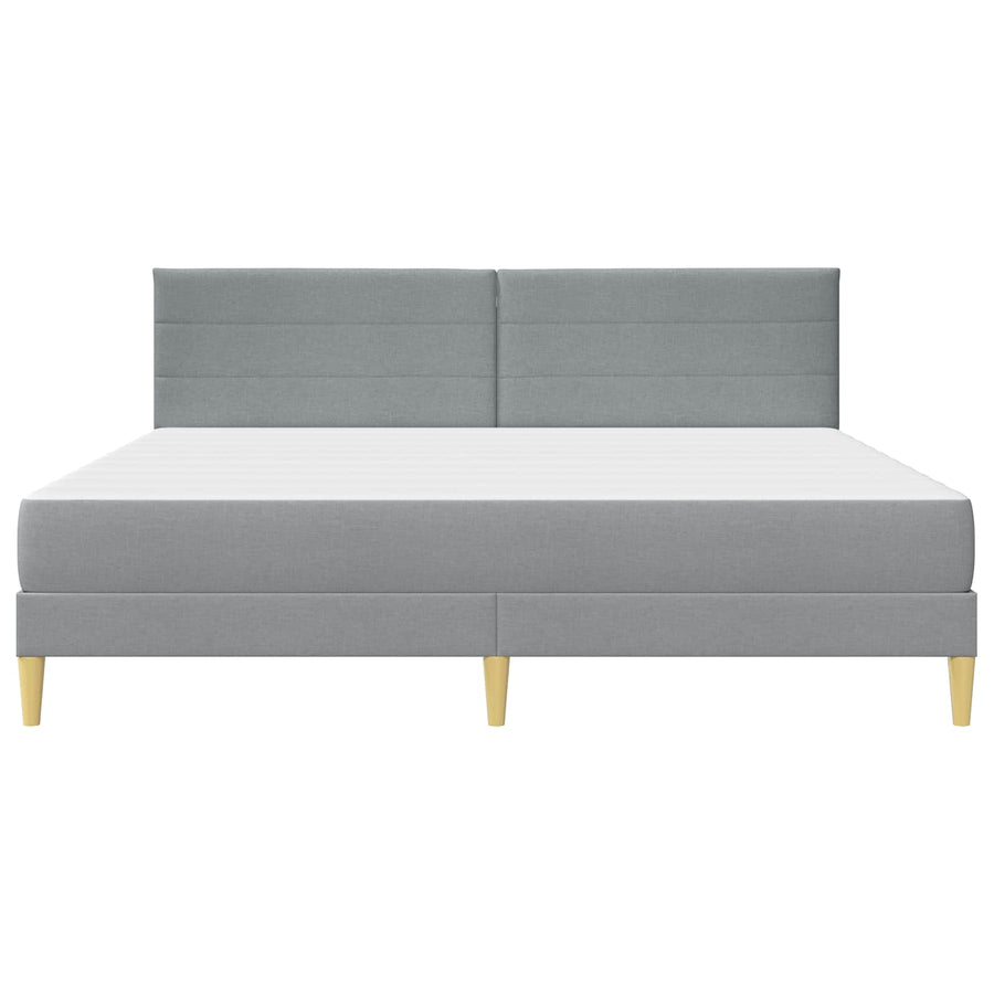 Bedframe Lichtgrijs 180 x 200 cm Polyester