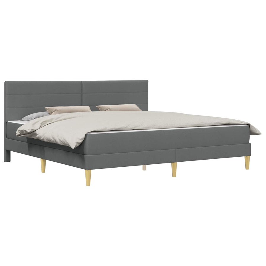 Bedframe Donkergrijs 180 x 200 cm Polyester