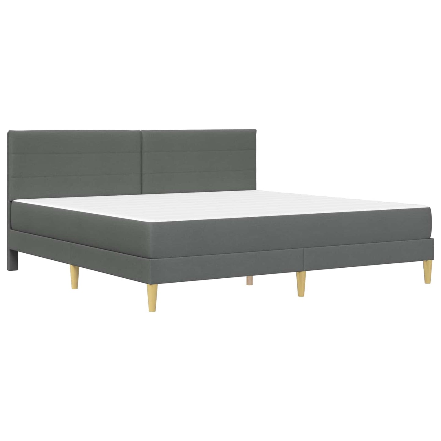 Bedframe Donkergrijs 180 x 200 cm Polyester