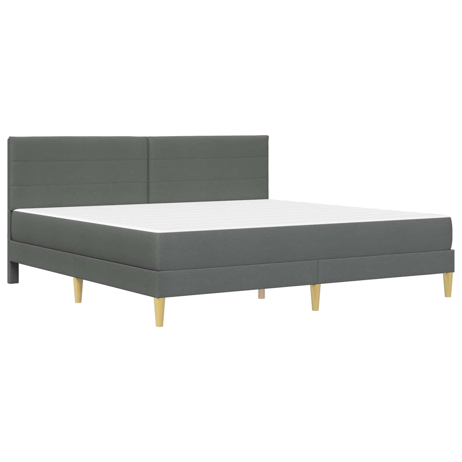 Bedframe Donkergrijs 180 x 200 cm Polyester