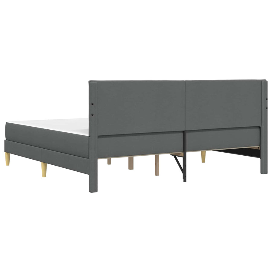 Bedframe Donkergrijs 180 x 200 cm Polyester
