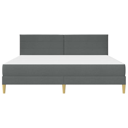 Bedframe Donkergrijs 180 x 200 cm Polyester