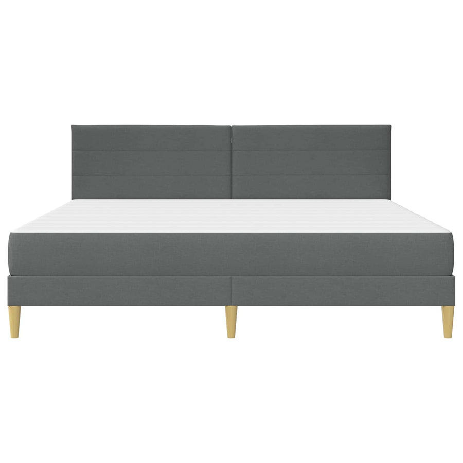 Bedframe Donkergrijs 180 x 200 cm Polyester