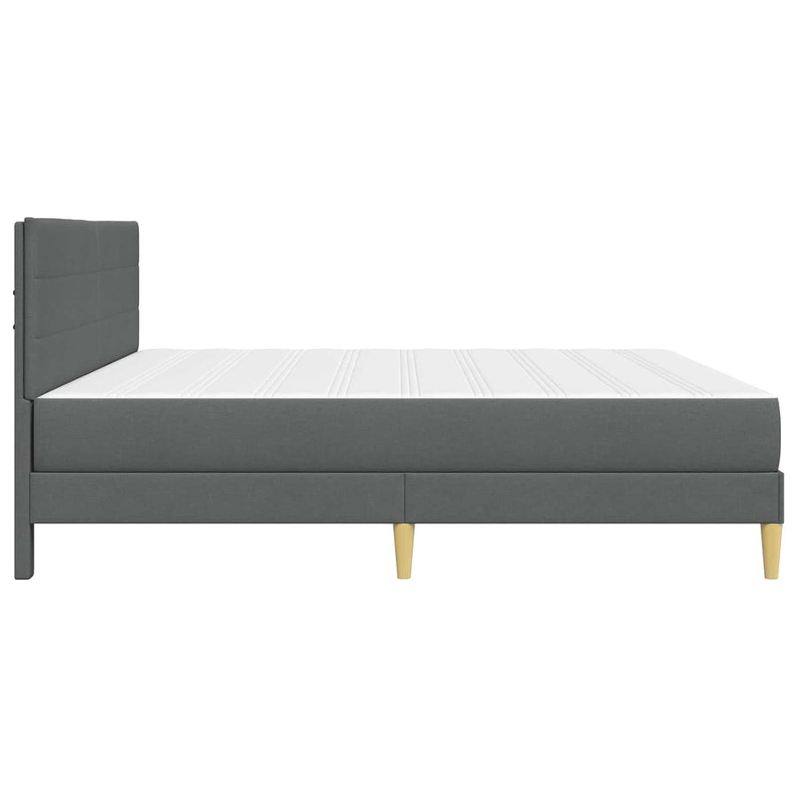 Bedframe Donkergrijs 180 x 200 cm Polyester