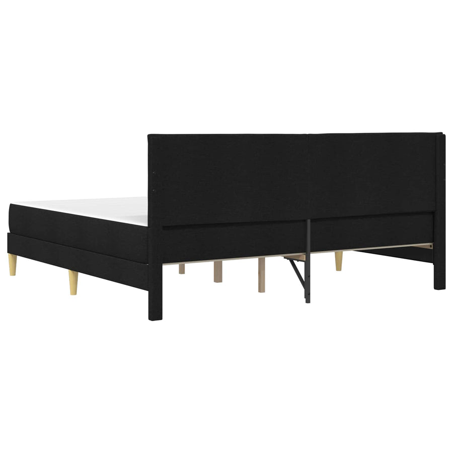 Bedframe Zwart 180 x 200 cm Polyester