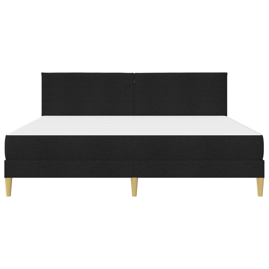 Bedframe Zwart 180 x 200 cm Polyester