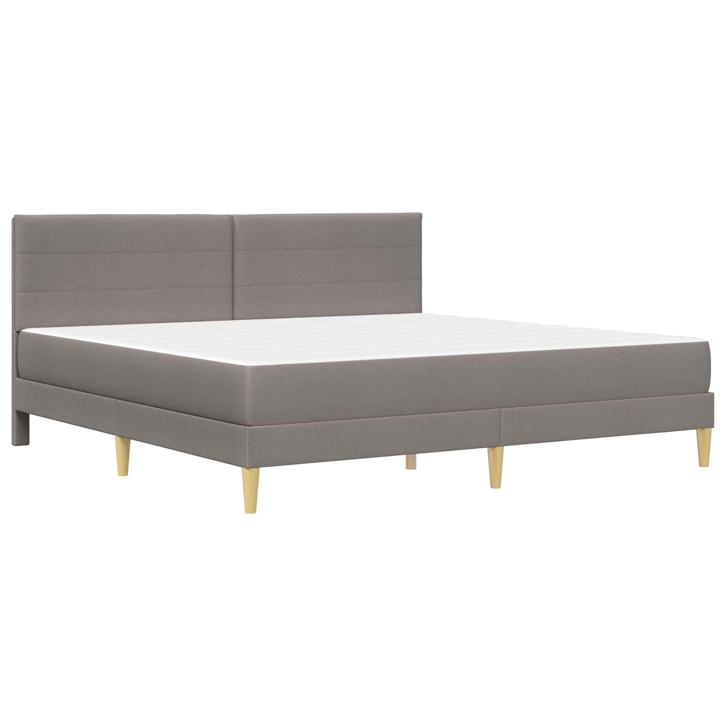 Bedframe Taupe 180 x 200 cm Polyester