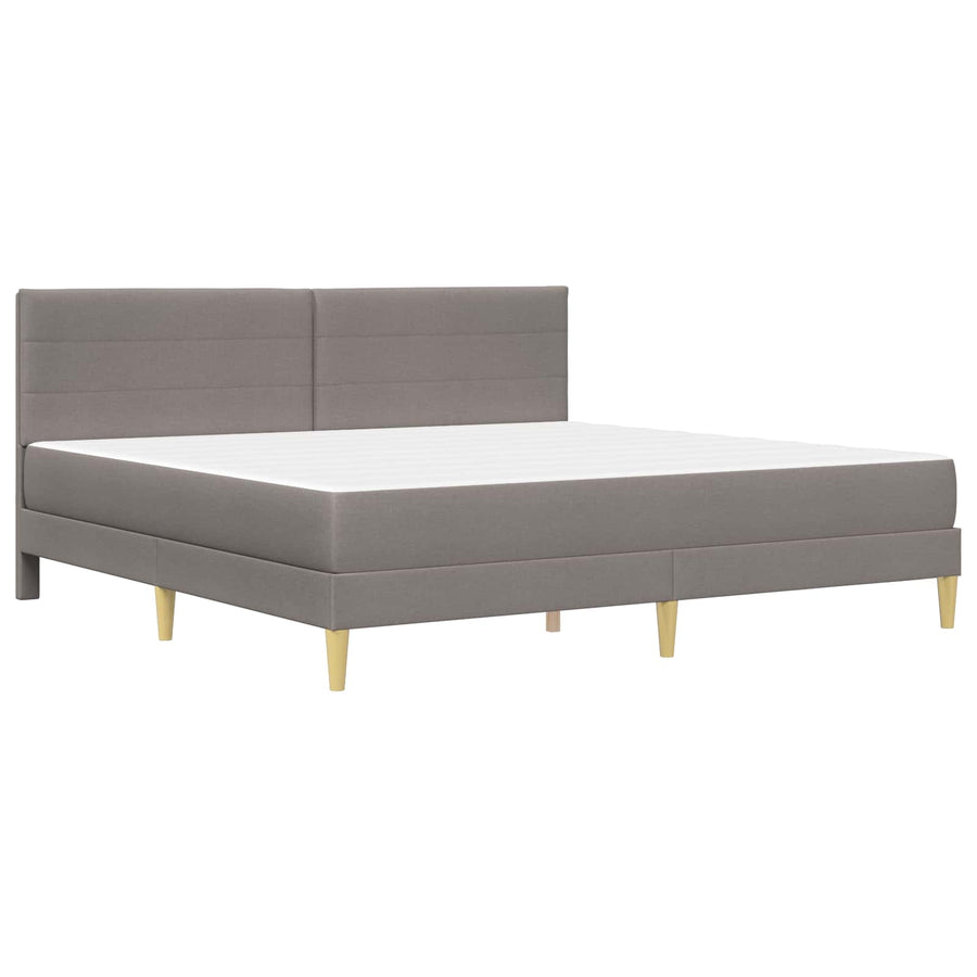 Bedframe Taupe 180 x 200 cm Polyester