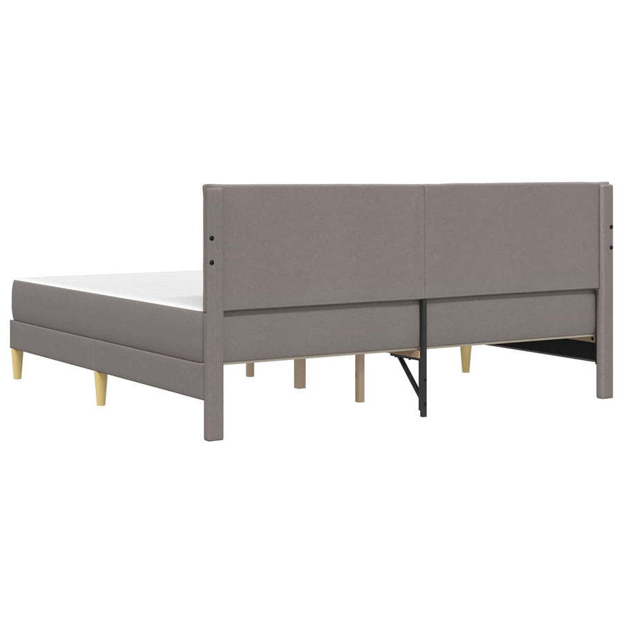 Bedframe Taupe 180 x 200 cm Polyester