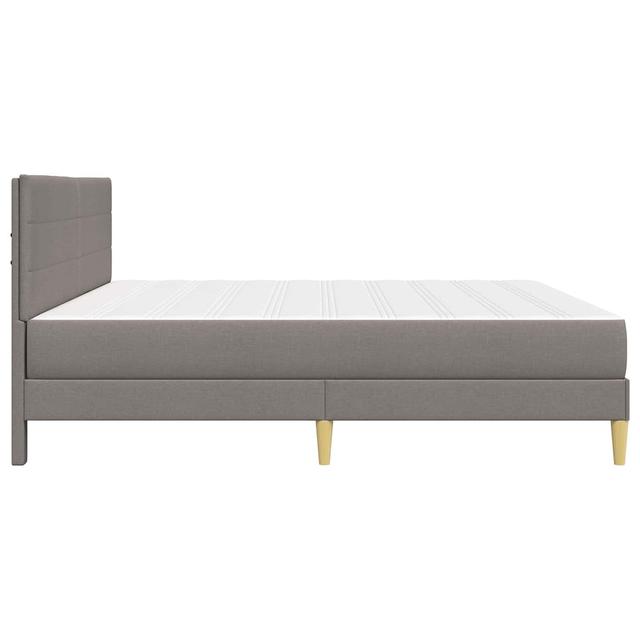 Bedframe Taupe 180 x 200 cm Polyester