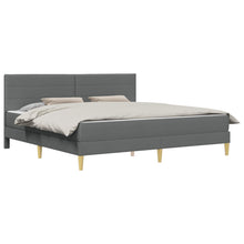 Bedframe Donkergrijs 200 x 200 cm Polyester