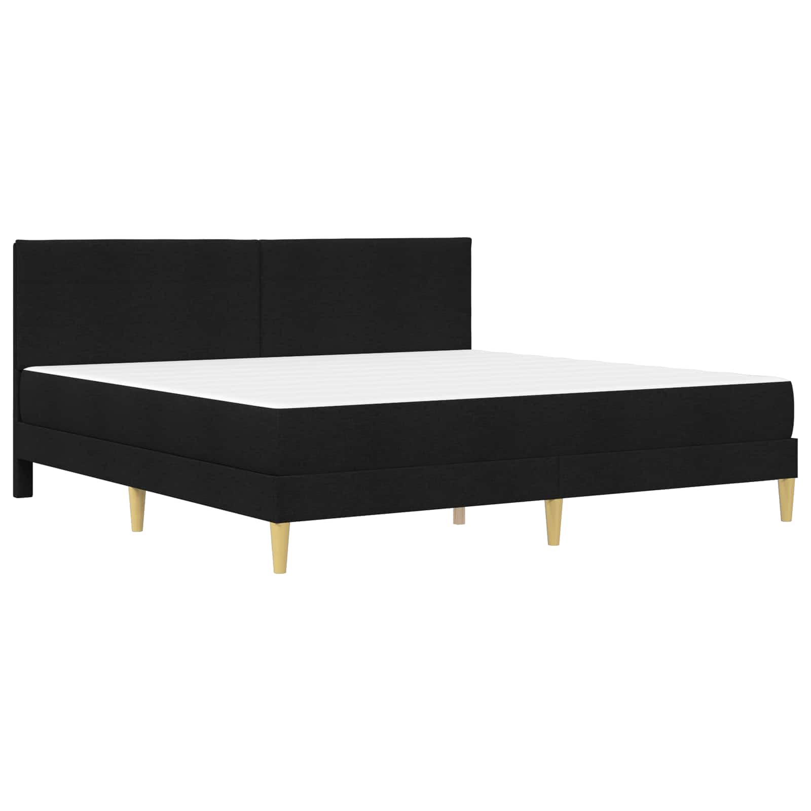Bedframe Zwart 200 x 200 cm Polyester