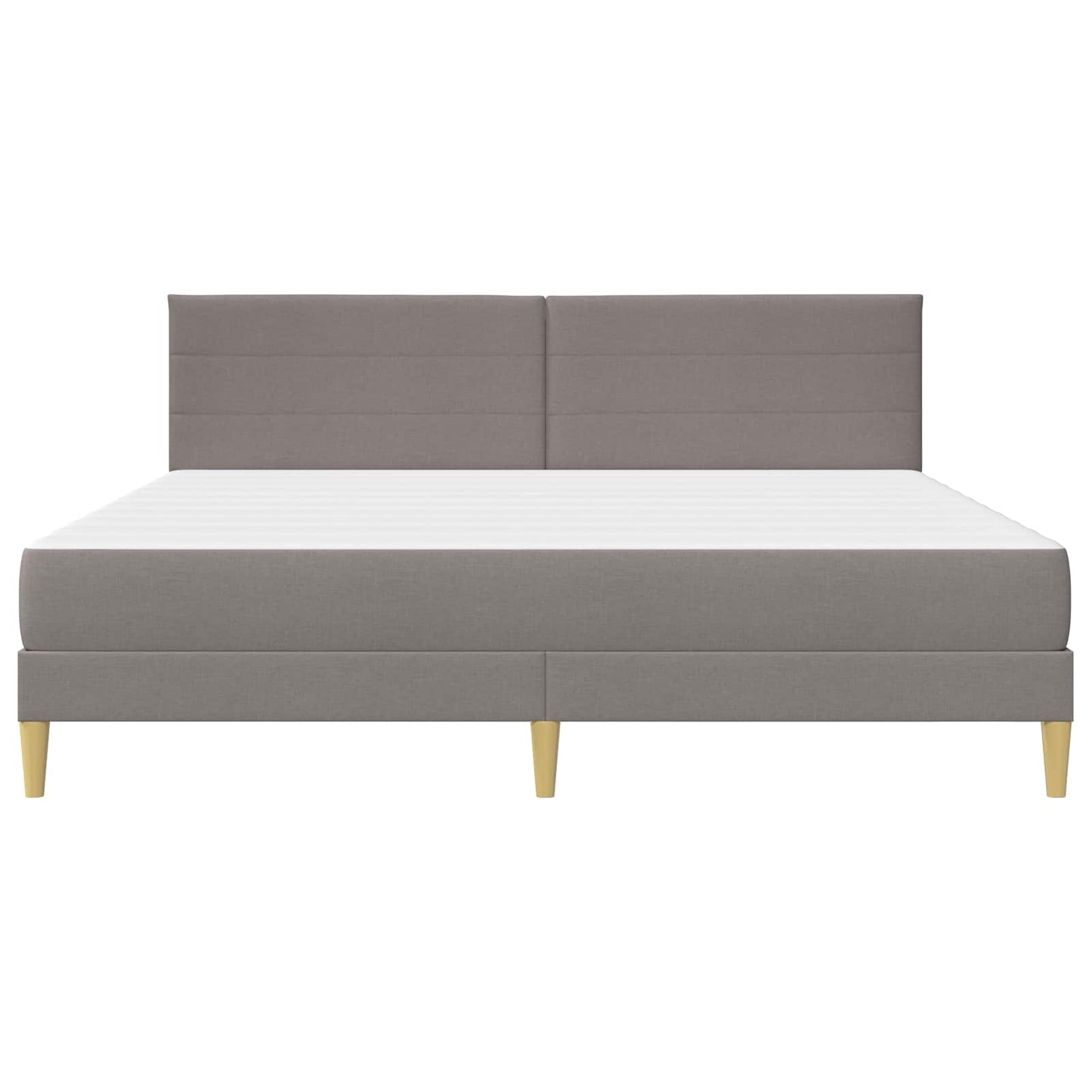 Bedframe Taupe 200 x 200 cm Polyester