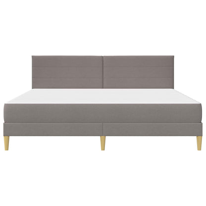 Bedframe Taupe 200 x 200 cm Polyester