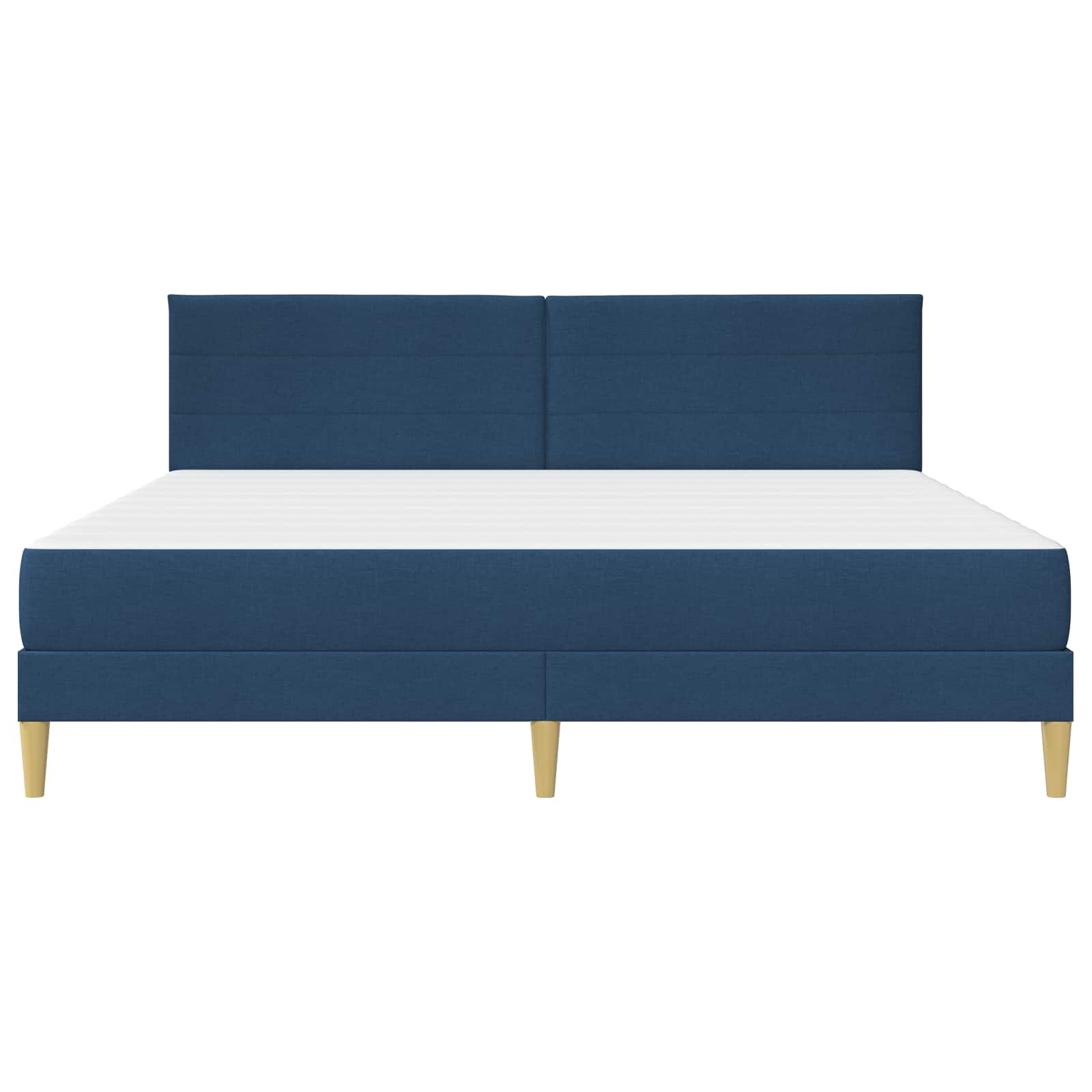 Bedframe Blauw 200 x 200 cm Polyester