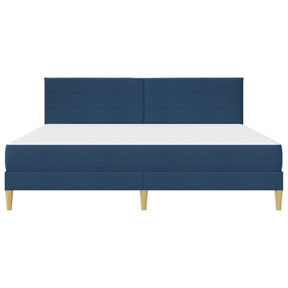 Bedframe Blauw 200 x 200 cm Polyester