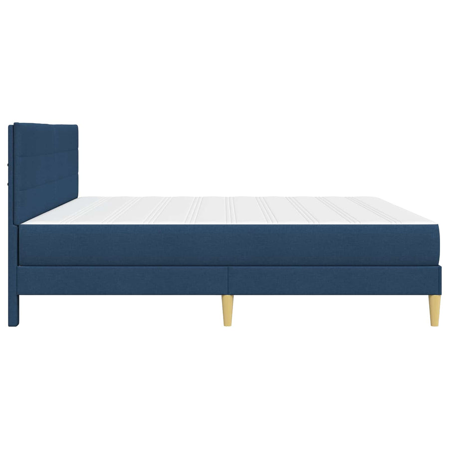 Bedframe Blauw 200 x 200 cm Polyester