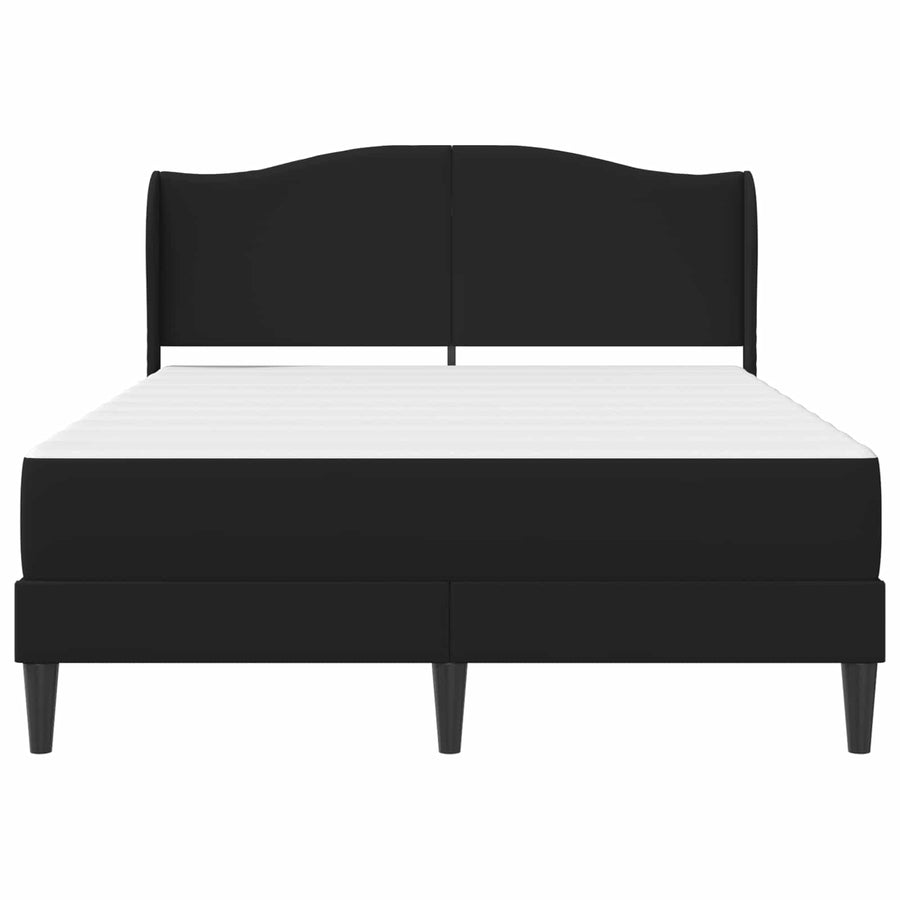 Bedframe met hoofdeinde Zwart 120 x 190 cm Kunstleer