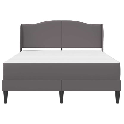 Bedframe met hoofdeinde Grijs 160 x 200 cm Kunstleer