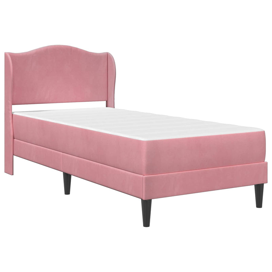 Bedframe met hoofdeinde Roze 80 x 200 cm Fluweel