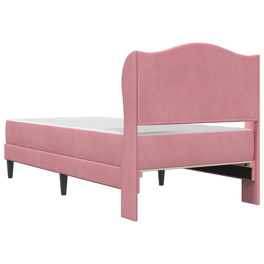 Bedframe met hoofdeinde Roze 80 x 200 cm Fluweel