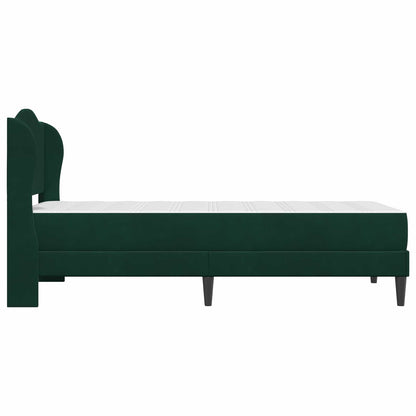 Bedframe met hoofdeinde Donkergroen 100 x 200 cm Fluweel