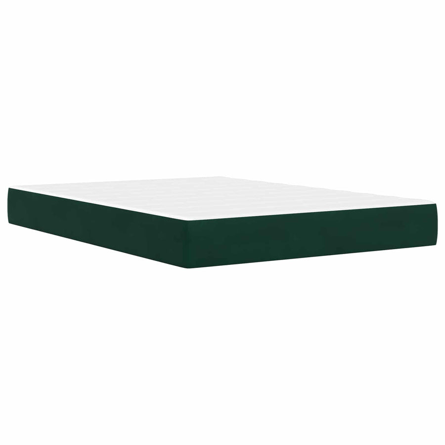 Bedframe met hoofdeinde Donkergroen 120 x 200 cm Fluweel