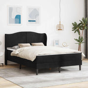 Bedframe 120x200 cm zwart fluweel met hoofdeinde
