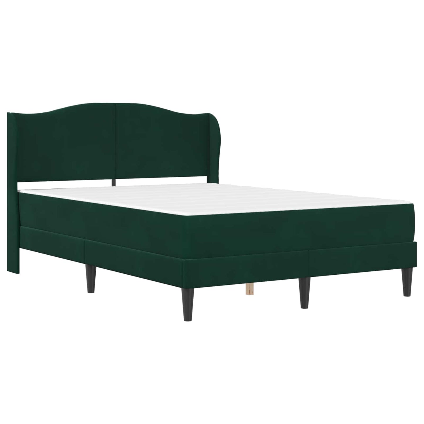 Bedframe met hoofdeinde Donkergroen 160 x 200 cm Fluweel