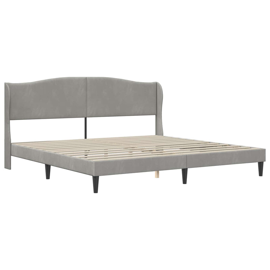 Bedframe met opbergruimte en hoofdbord 2 pcs Bewerkt hout