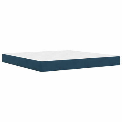 Bedframe met hoofdeinde Blauw 180 x 200 cm Fluweel