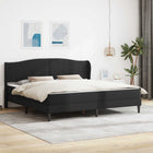Bedframe 180x200 cm zwart kunstleer