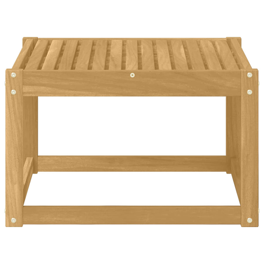 Buiten Tafel Massief Acaciahout Wit 59 x 59 x 37 cm