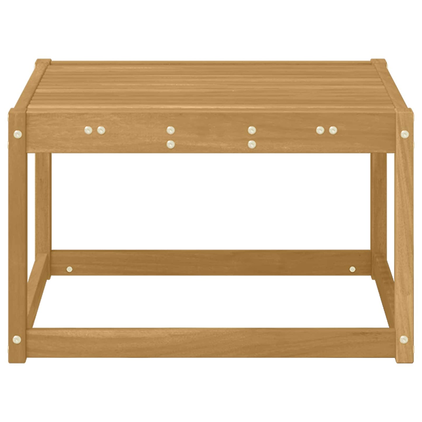 Buiten Tafel Massief Acaciahout Wit 59 x 59 x 37 cm