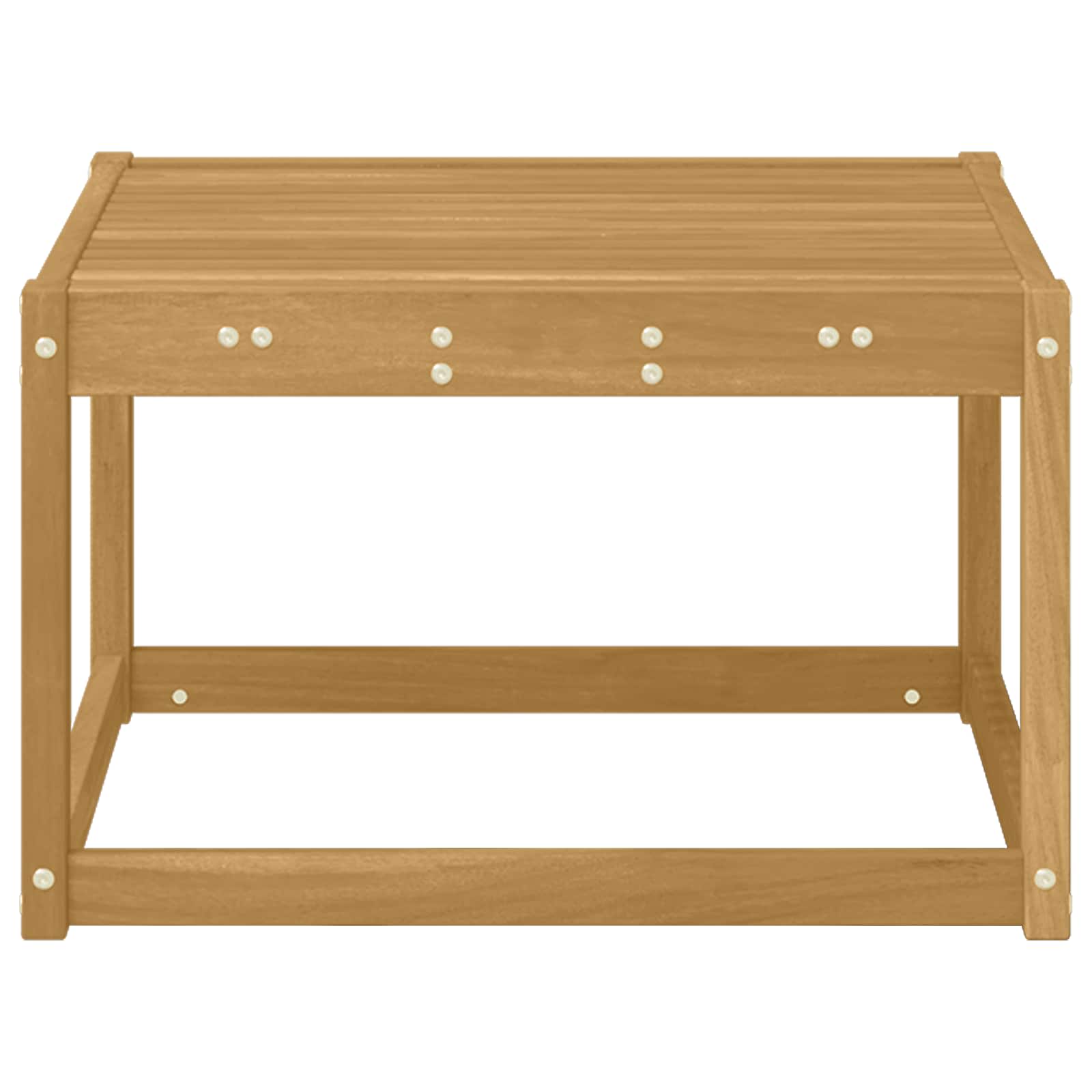 Buiten Tafel Massief Acaciahout Wit 59 x 59 x 37 cm