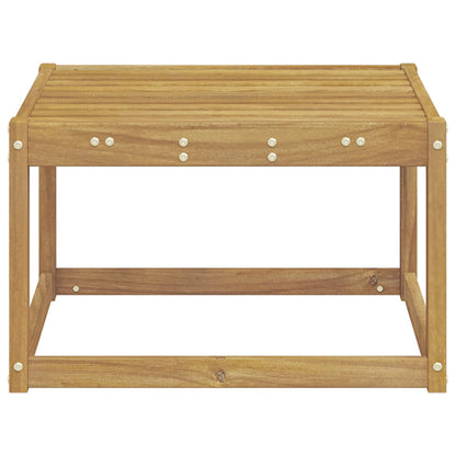 Outdoor Hocker Massief Acaciahout Wit 59 x 59 x 37 cm