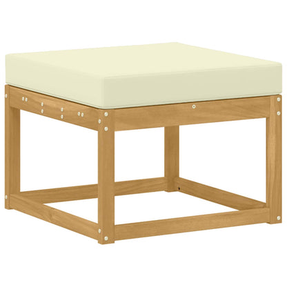 Outdoor Hocker Massief Acaciahout Wit