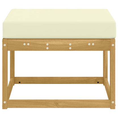 Outdoor Hocker Massief Acaciahout Wit