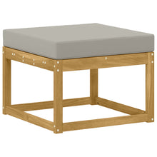 Outdoor Hocker Massief Acaciahout Wit