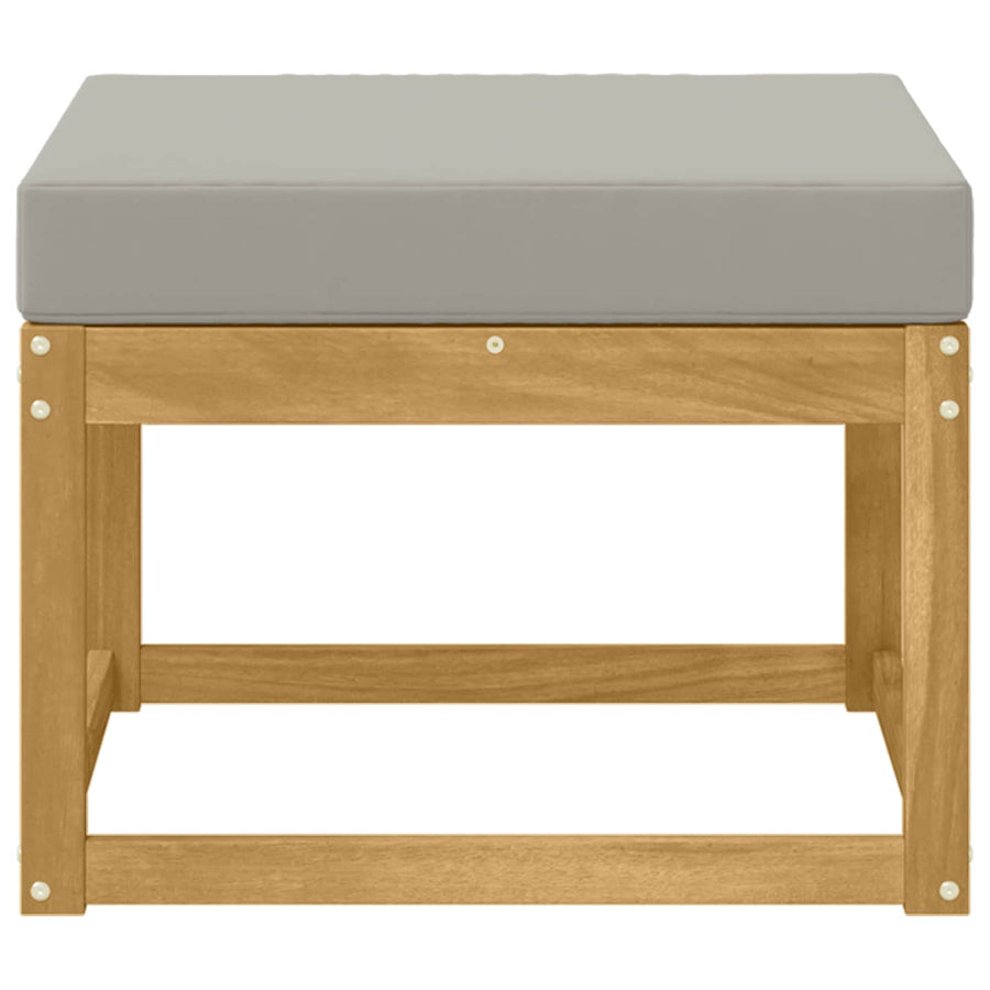 Outdoor Hocker Massief Acaciahout Wit