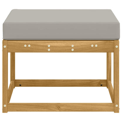Outdoor Hocker Massief Acaciahout Wit