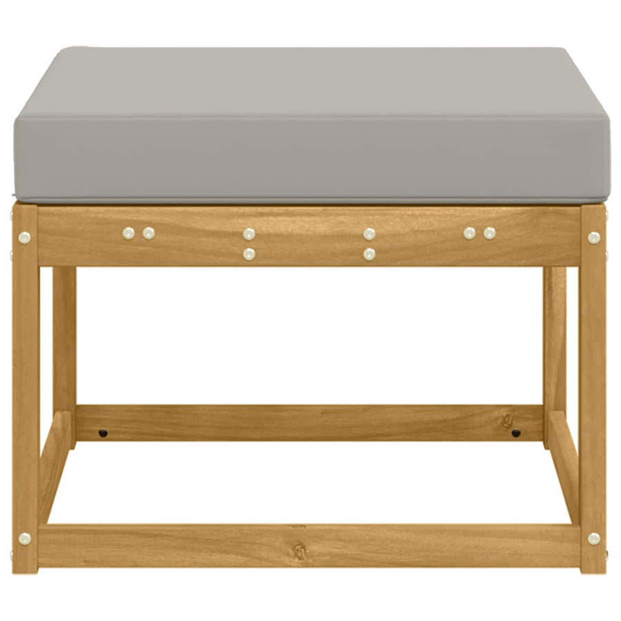 Outdoor Hocker Massief Acaciahout Wit