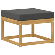 Outdoor Hocker Massief Acaciahout Wit