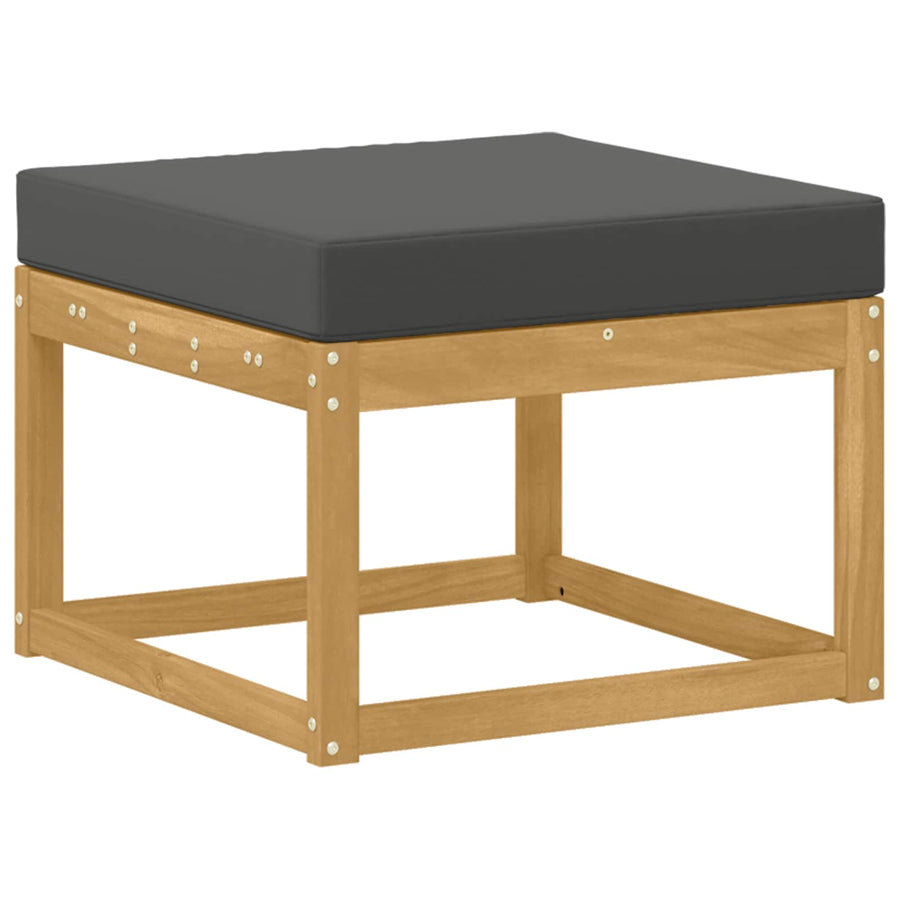 Outdoor Hocker Massief Acaciahout Wit