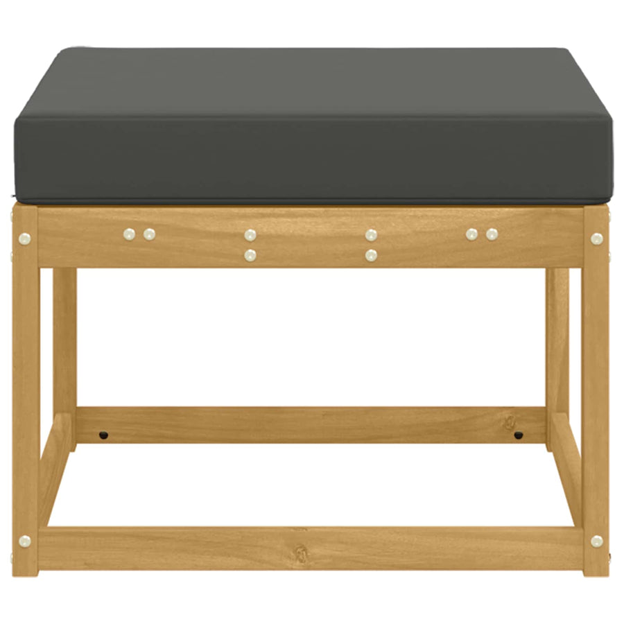 Outdoor Hocker Massief Acaciahout Wit
