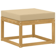 Outdoor Hocker Massief Acaciahout Wit