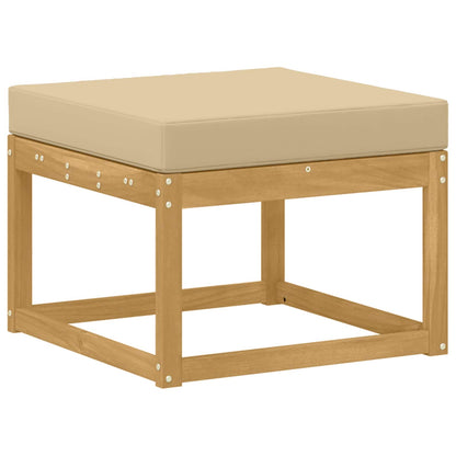 Outdoor Hocker Massief Acaciahout Wit