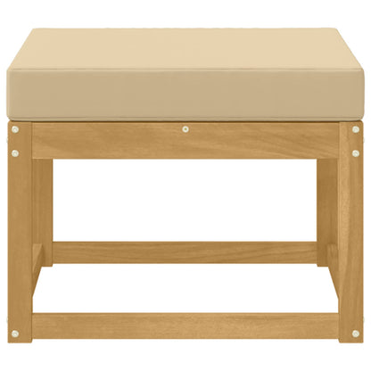 Outdoor Hocker Massief Acaciahout Wit