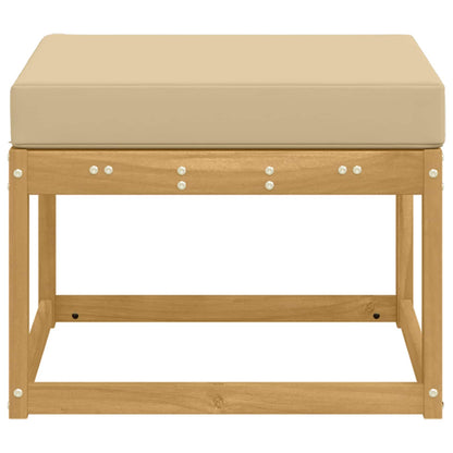 Outdoor Hocker Massief Acaciahout Wit
